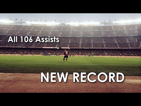 106 تمريرة حاسمة لميسي في الدوري