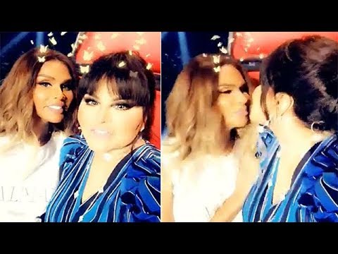 شاهد الفنانة أحلام مع هند البحرينية في برنامج ذا فويس