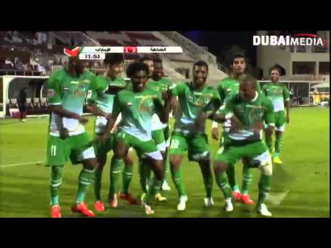 فيديو الشارقة يتعادل أمام الإمارات في دوري الخليج