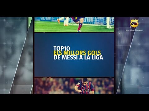 برشلونة يبرز أهم 10 أهداف للأرجنتيني ميسي