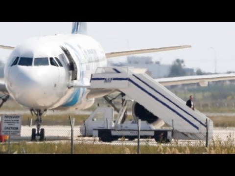 plane hijacking ends peacefully