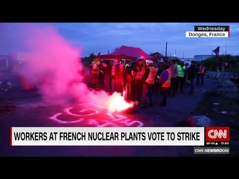 workers at french nuclear plants vote to strike