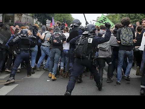 thousands protest in france as senate approves controversial labour law