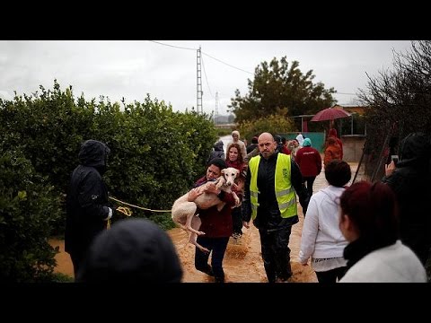 flash floods kill one woman and bring chaos to southern spain