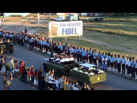 fidel castros remains laid to rest