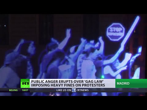 holograms parade in madrid enraged