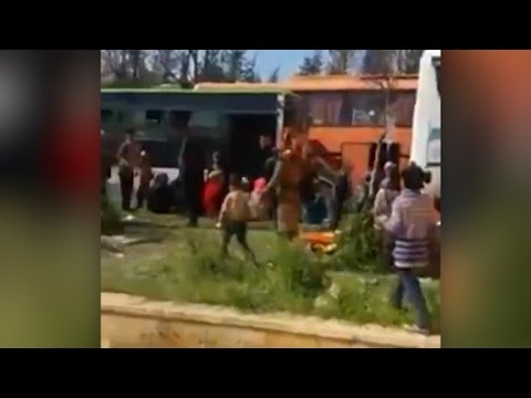 syria bus blast