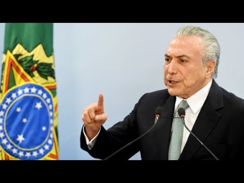 brazils president faces bribery allegations