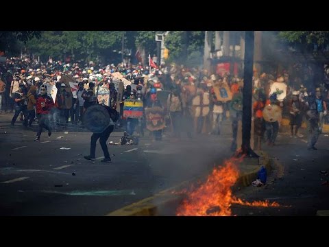 venezuela antigovernment unrest marks 50th day