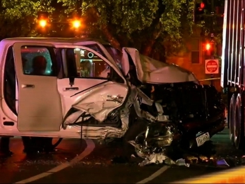 truck hits two dc officers