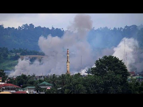 fighting between troops and militants in marawi