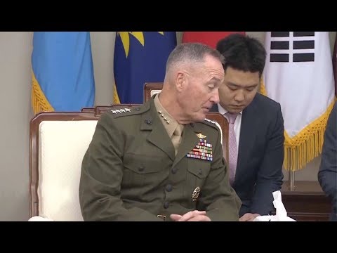 us chair of joint chiefs of staff joseph dunford to arrive