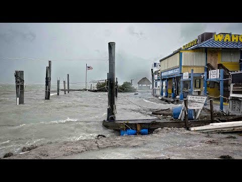 hurricane irmas eyewall hits the florida keys