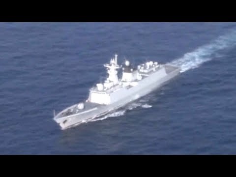 chinese missile frigate leaves