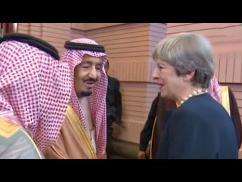 british pm meets saudi king