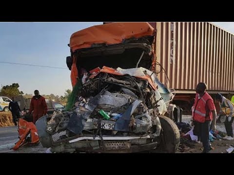 kenya car collision at least 30 people killed 16 injured