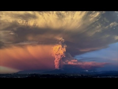 the might of the calbuco volcano