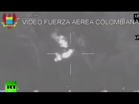 colombia air force raids farc guerrilla camp