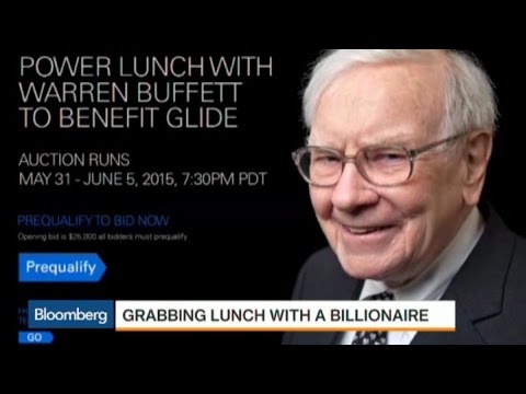 heres how you can have lunch with warren buffett