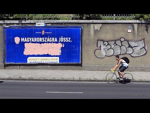 unhcr starts poster campaign in hungary