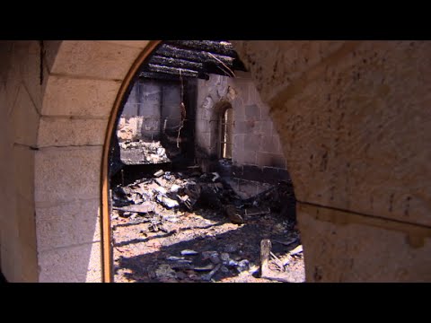 arson suspected at church near sea of galilee