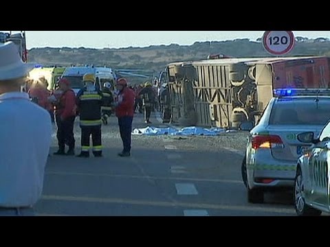 3 dead and dozens injured in tourist bus crash in portugal