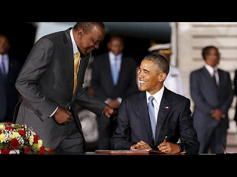 obamas kenya trip begins with family dinner