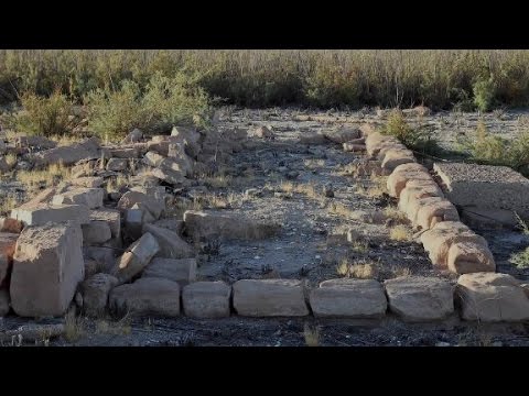 ghost town emerges from lake mead