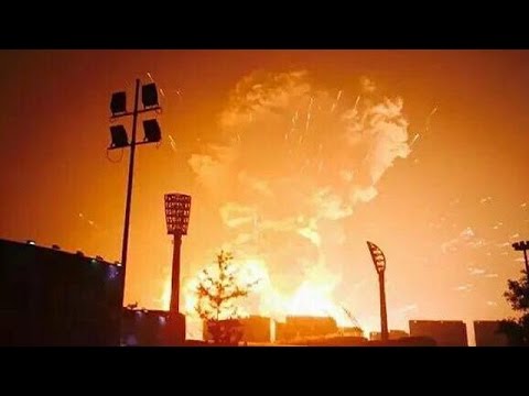 massive explosion in tianjin china