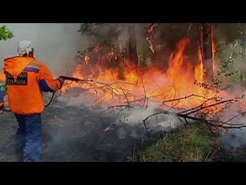 wildfires rage in russia