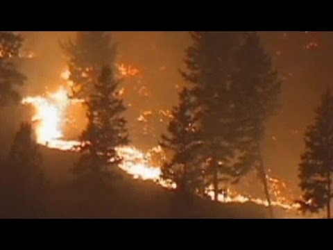 more than 100 fires rage in western us