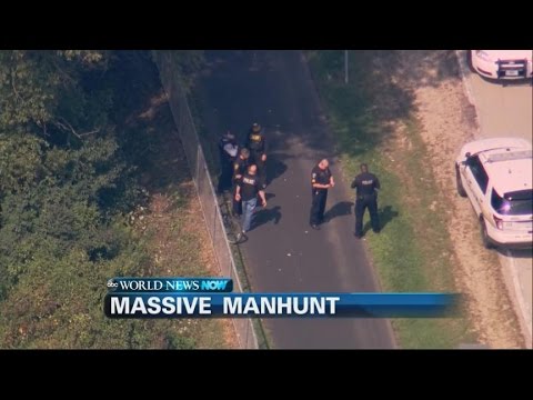 massive manhunt underway