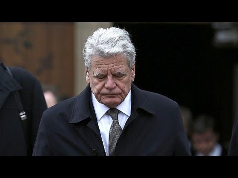 german president attends memorial service