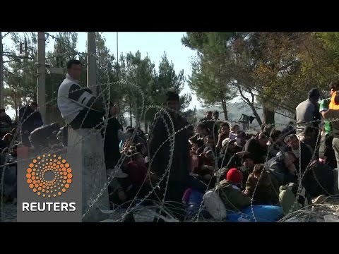 some 1500 migrants are stranded at the greecemacedonia border