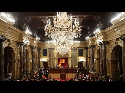 catalan parliament meets