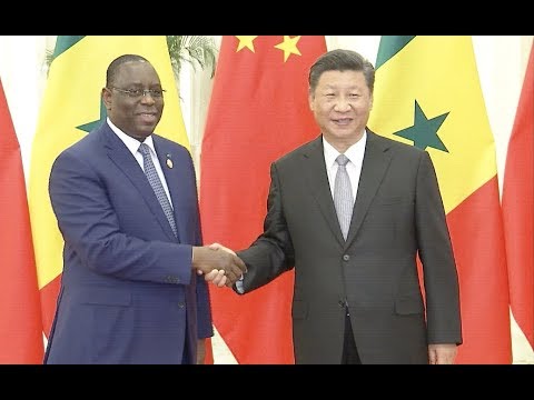 chinese president meets senegalese president