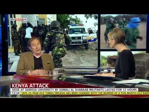 simon haselock discusses attack on university in kenya