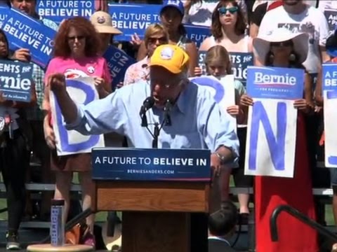 sanders rallies in california ahead of primary