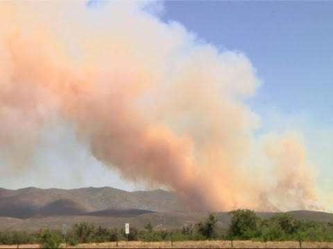 firefighters make headway on arizona blaze