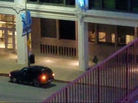 dramatic footage shows dallas officer shot