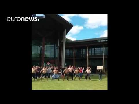 haka held to support dakota pipeline protesters