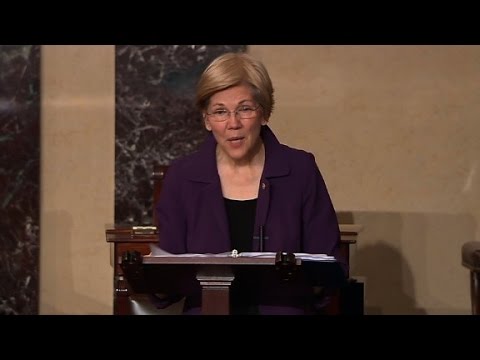 warren reprimanded for criticism of sessions