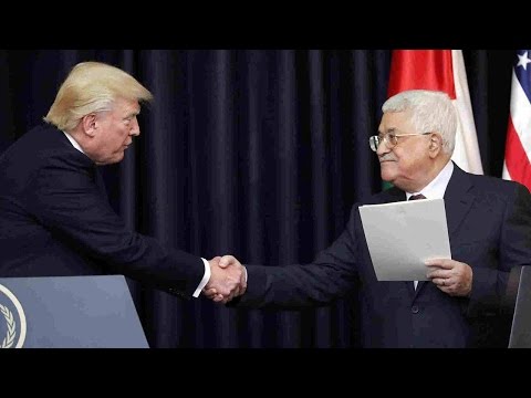 trump meets israeli palestinian leaders