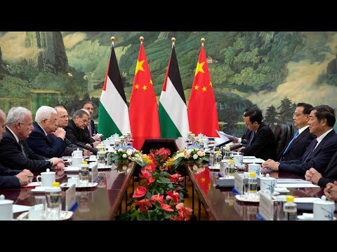 chinese premier li meets palestinian president abbas