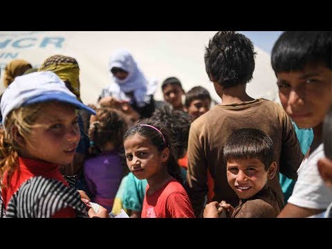 displaced syrians facing blistering summer heat