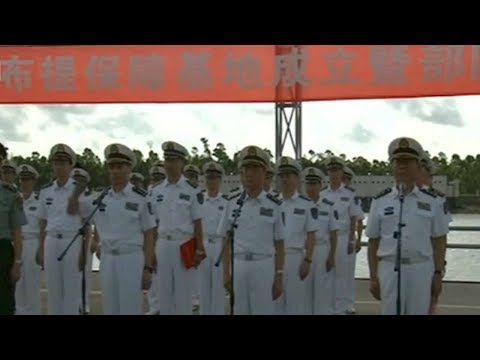 chinese troops on the way to new support base