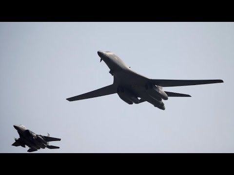 us bombers fly over korean peninsula