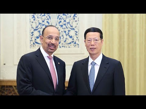 chinese vice premier meets saudi energy minister