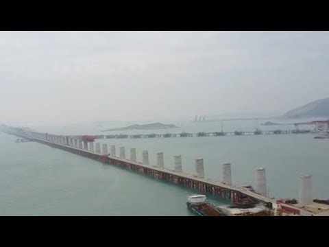 china’s first crosssea railroad bridge