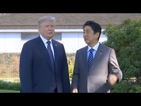 us president and japans pm meet